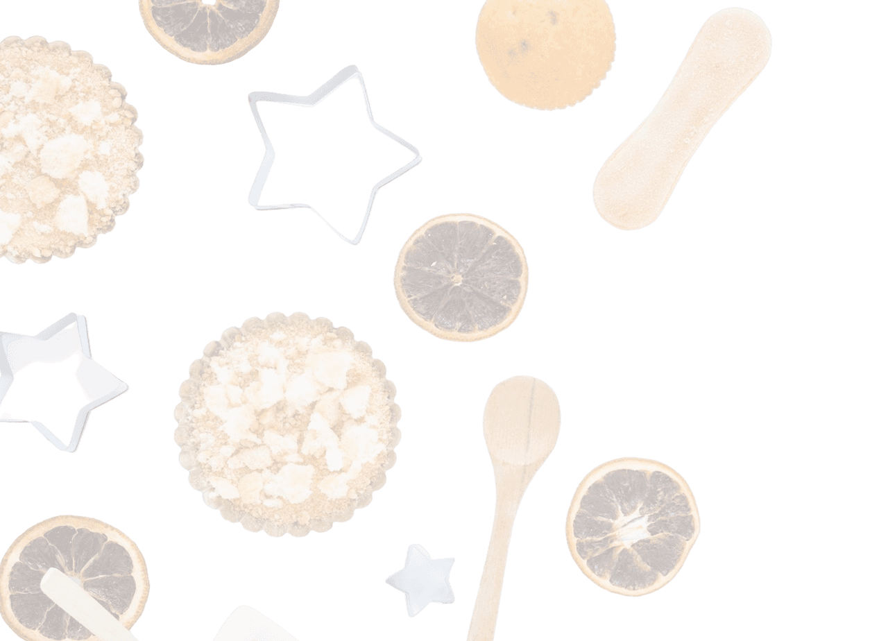 Kitchen spices and baking ingredients background texture