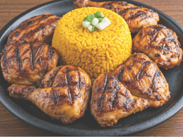 Grilled Chicken with Jollof Rice